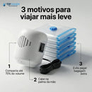 Vacuum Pro - Bomba Elétrica Bivolt + 5 Sacos (50x60cm) ou 10 Sacos (50x60cm)